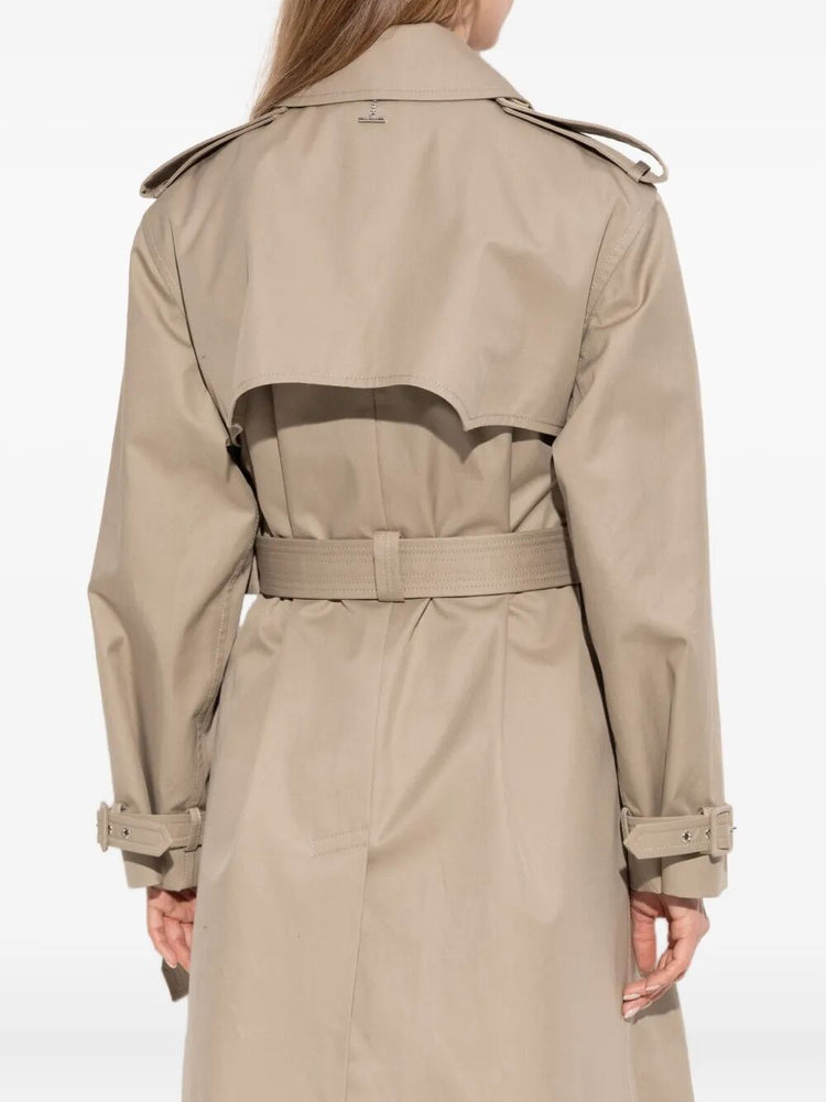 Alexander Mcqueen Women Double-Breasted Trench Coat - Palace of Roman