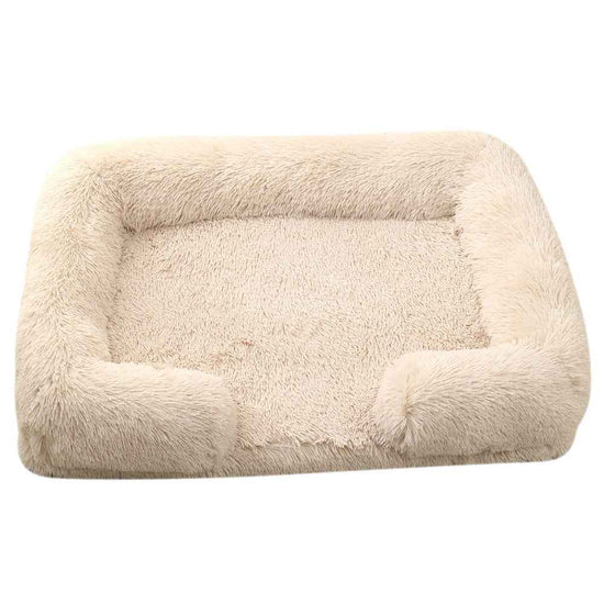 Plush Dog Bed - Cozy Round Winter Pet Bed for Ultimate Comfort at Roman&