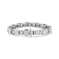 14K White Gold 5.0 Cttw Princess Cut Diamond Invisible Set Alternating