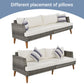 6-Piece All Weather PE Wicker Sofa Set - Outdoor Rattan Furniture