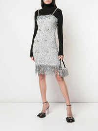 Alexander Wang Women Heiress Medium Pouch In Crystal Mesh - Palace of Roman