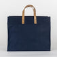 Heritage Canvas & Leather Box Tote - Artisan Crafted