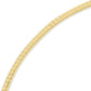 14K Two-Tone Gold Diamond V-Shaped Bracelet - 3.0 Cttw Round & Princess Cut