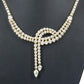 Certified 14K Yellow Gold Diamond Lariat Necklace - 17 Cttw Investment Grade