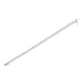 Genuine 14K White Gold Diamond Tennis Bracelet - 3.75 Cttw