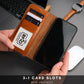 Casper iPhone 16 Pro Wallet Case Leather MagSafe