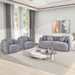 Genuine U_Style Upholstered Sofa Set - Modern Arm Chair Living Room