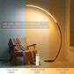 Genuine RGBW Modern Curve Floor Lamp - Smart LED Remote Control