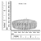 Sterling Silver Diamond Chevron Bracelet - 8.5 Cttw 7 Row S-Curved Link