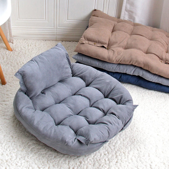 3-in-1 Multifunction Dog Sofa Bed – Soft, Warm & Washable Cushion