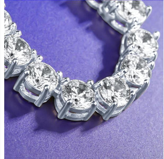 ROCK 4MM One Row Tennis Chain - CZ Choker Necklace