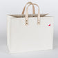 Heritage Canvas & Leather Box Tote - Artisan Crafted