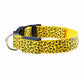 Fashion Leopard Adjustable Led Dog Collar
