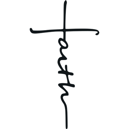 Faith Cross Metal Wall Art - Spiritual Elegance