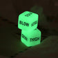 1 Pair Love Dice Glow in Dark Funny Sex Dice Toy
