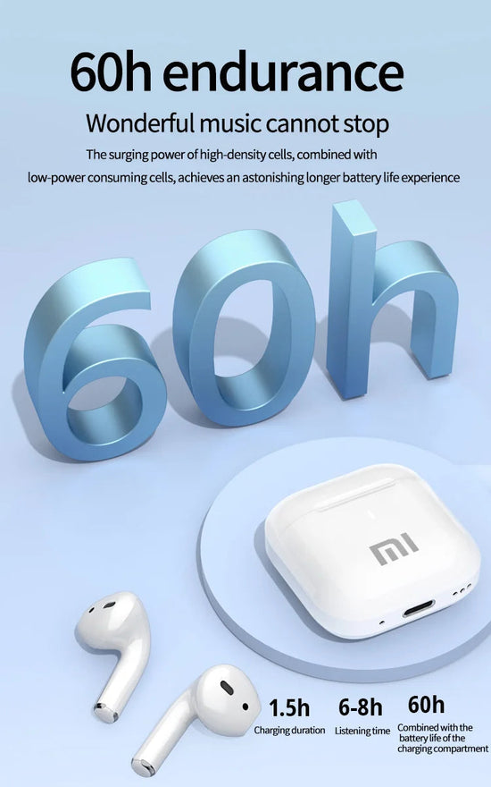 XIAOMI AP05 True Wireless Earphone Buds5 HIFI Stereo Sound