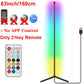 160cm Smart Tuya Corner Floor Lamp Dimmable RGB LED Modern Mood