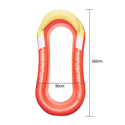 Premium Inflatable Water Hammock - Foldable Pool Float Lounger for Summer