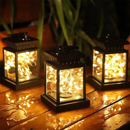 Solar Palace Lantern Outdoor Solar Lights Lawn Landscape Hanging