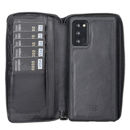 Samsung Galaxy Note 20 Series Leather Pouch Magnetic Wallet Case