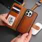 Casper iPhone 16 Pro Wallet Case Leather MagSafe