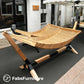 V1 wooden hammock with stand