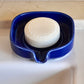 Self-Draining Porcelain Soap Dish - Eco-Friendly Ceramic Soap Saver