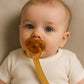 Organic Cotton Pacifier Clip - Honey