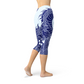 Japanese Dragon Capri Leggings - Fierce Elegance