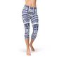 Polynesian Maori Tattoo Capri Leggings - Performance Art