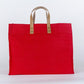 Heritage Canvas & Leather Box Tote - Artisan Crafted