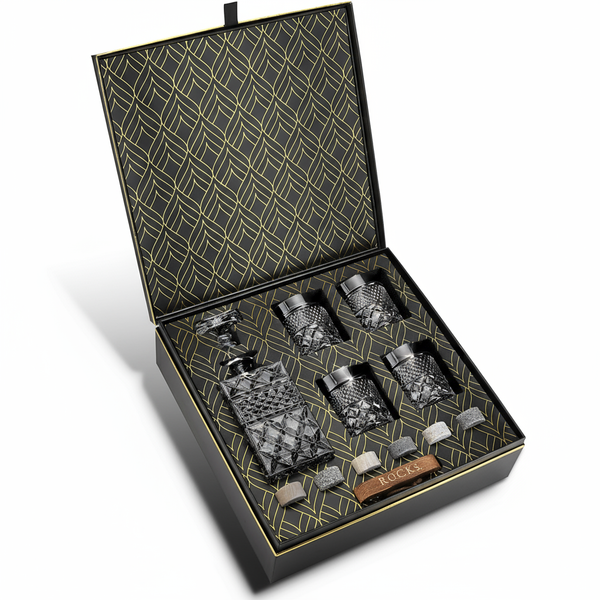 Hero Shot - Enhanced Whiskey Decanter Set