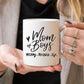 Mom Of Boys Coffee Mug - &