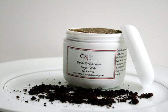 Genuine Organic French Vanilla Coffee Scrub - Exfoliating