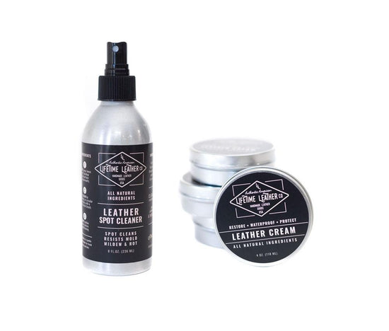 Genuine Leather Care Kit - Complete Cleaning & Conditioning Set