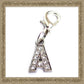 A-Z Crystal Letter Pet Charms