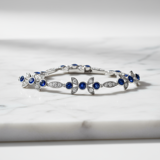 Luxury bracelet on marble