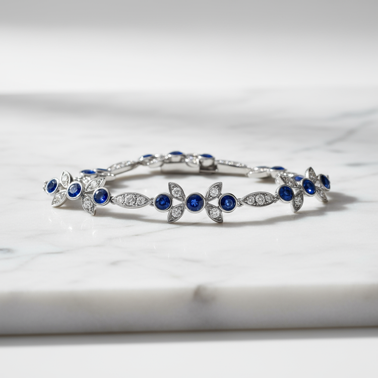 Luxury bracelet on marble