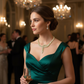 Necklace worn at upscale event