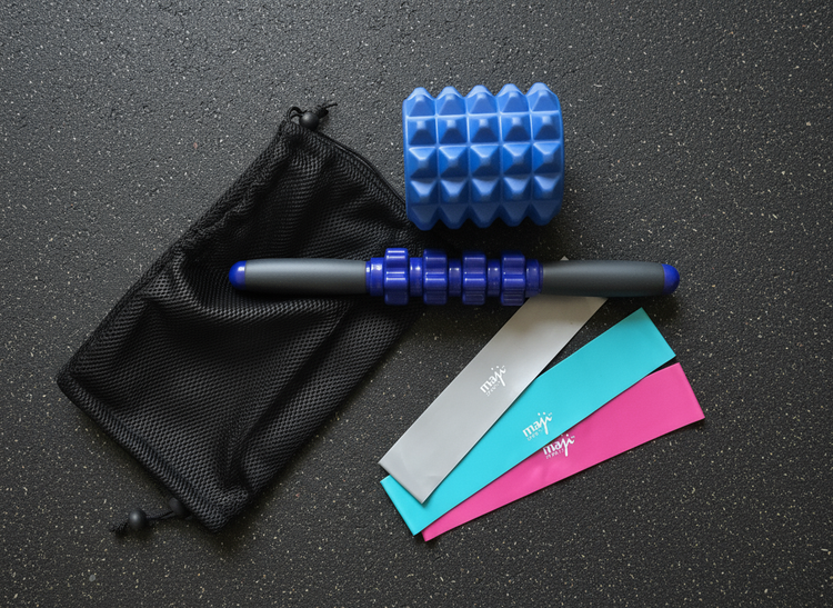 Overhead view of all bundle contents