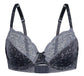 Sassa Silver Blossom Semi Sheer Full Figure Bra