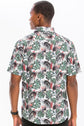 HAWAIIAN PRINT BUTTON DOWN SHIRT